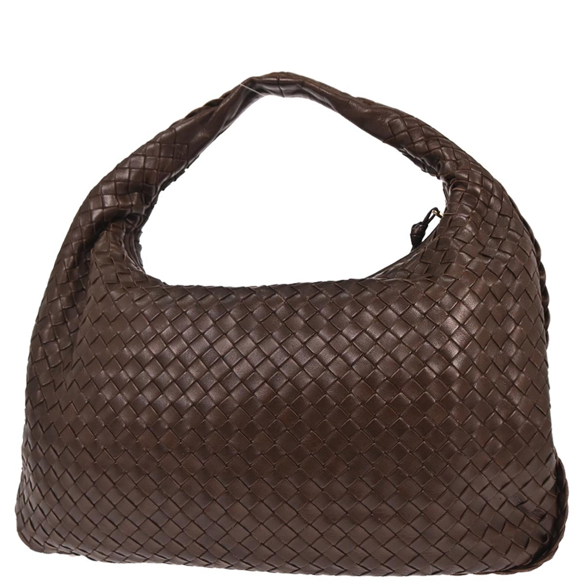 Bottega Veneta Brown Intrecciato Hobo Handbag