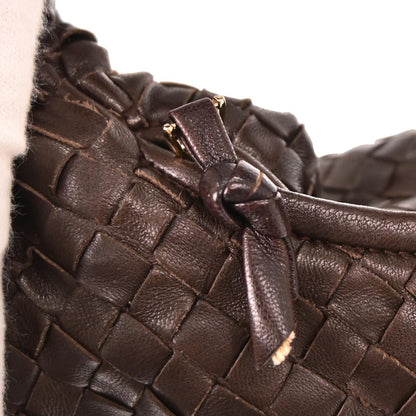 Bottega Veneta Brown Intrecciato Hobo Handbag