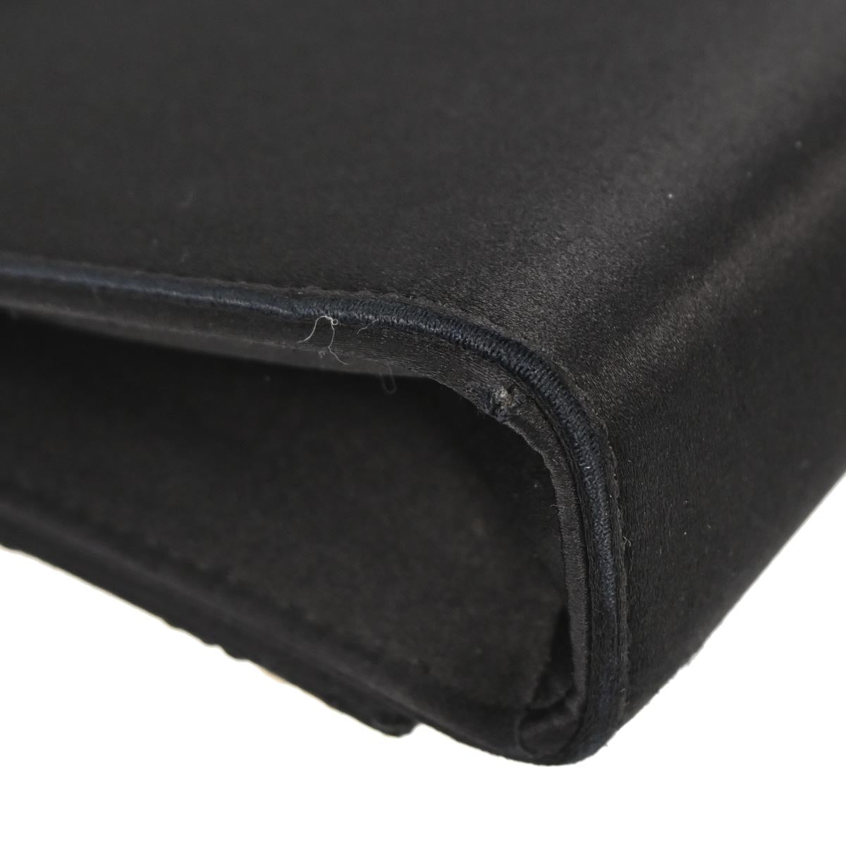 Saint Laurent Black Sequins Satin Kate Shoulder Bag