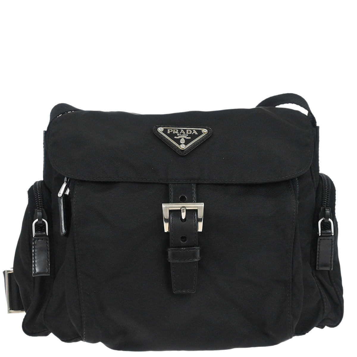 Prada Black Nylon Shoulder Bag