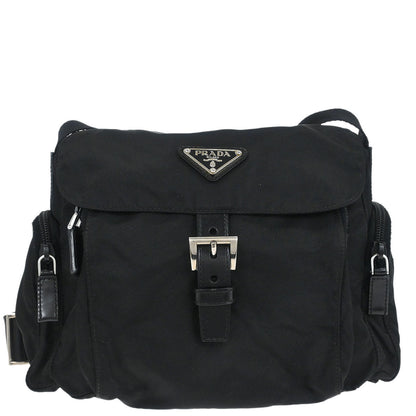 Prada Black Nylon Shoulder Bag