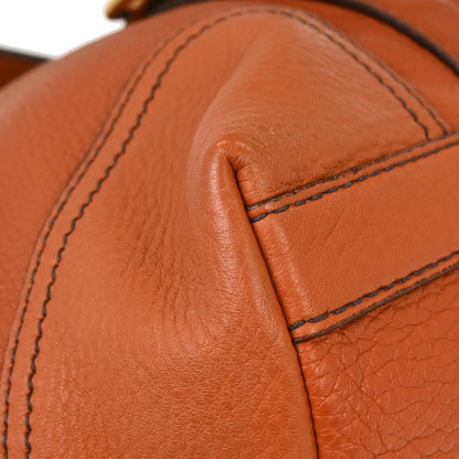Prada Orange Tote Bag