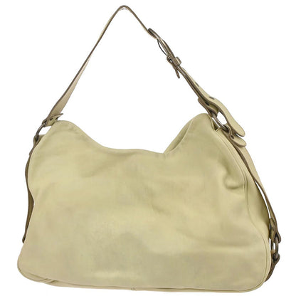 Christian Dior Beige Gaucho Shoulder Bag