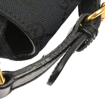 Gucci Black Canvas GG Shoulder Bag