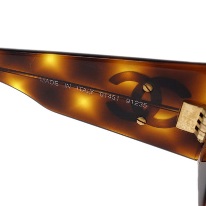 Chanel Sunglasses Eyewear Brown Small Good