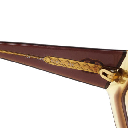 Chanel Sunglasses Eyewear Orange  Small Good