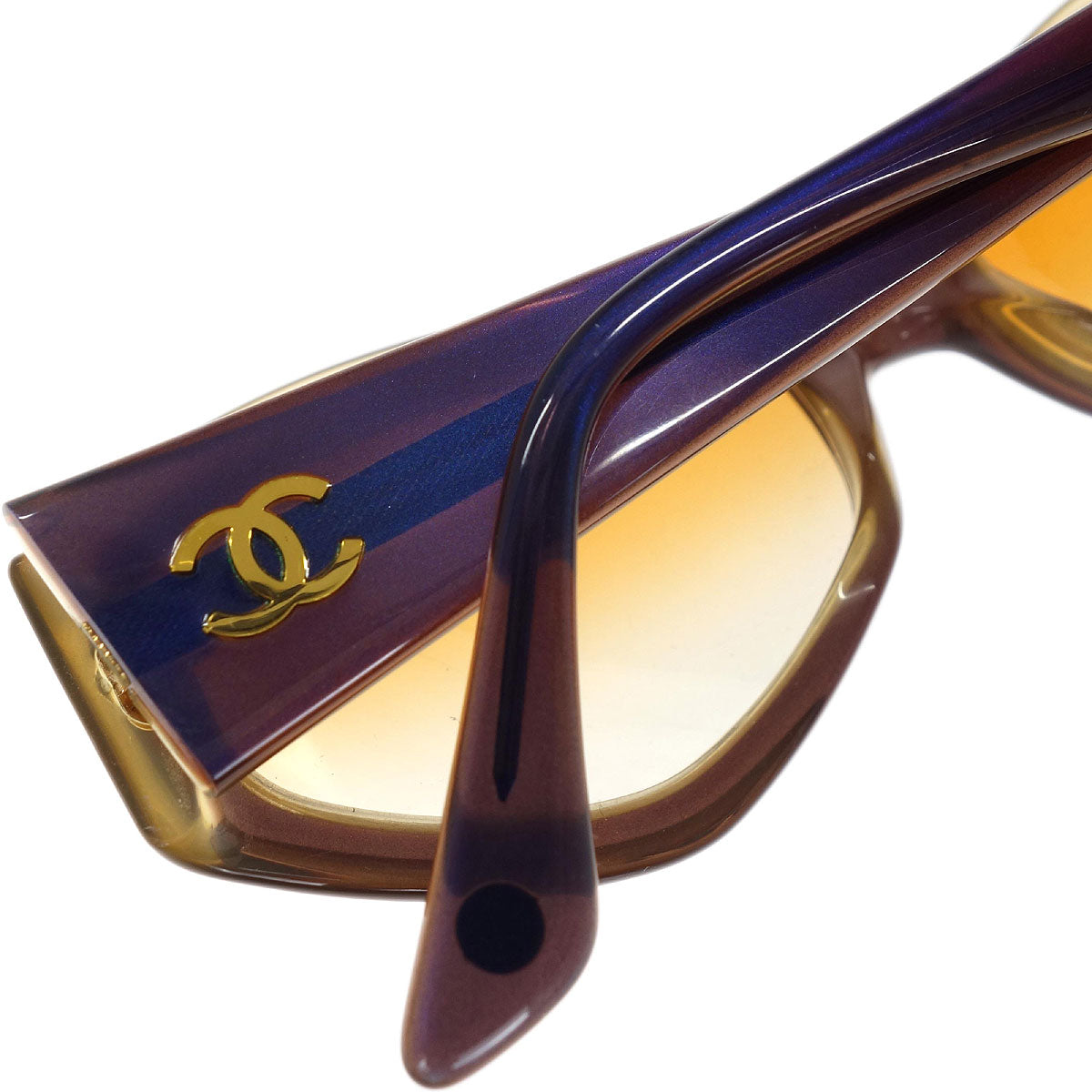 Chanel Sunglasses Eyewear Orange  Small Good