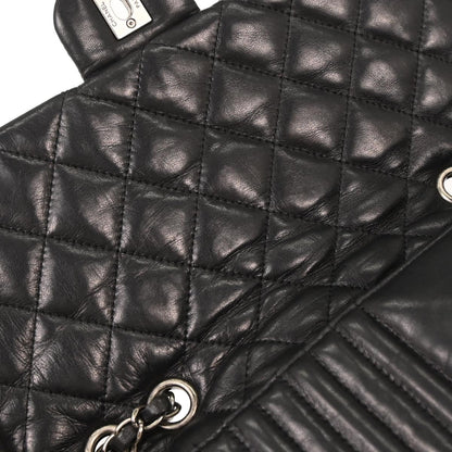 Chanel 2014 Black Lambskin Paris Dallas Stars and Stripes Flap Bag Shoulder Bag