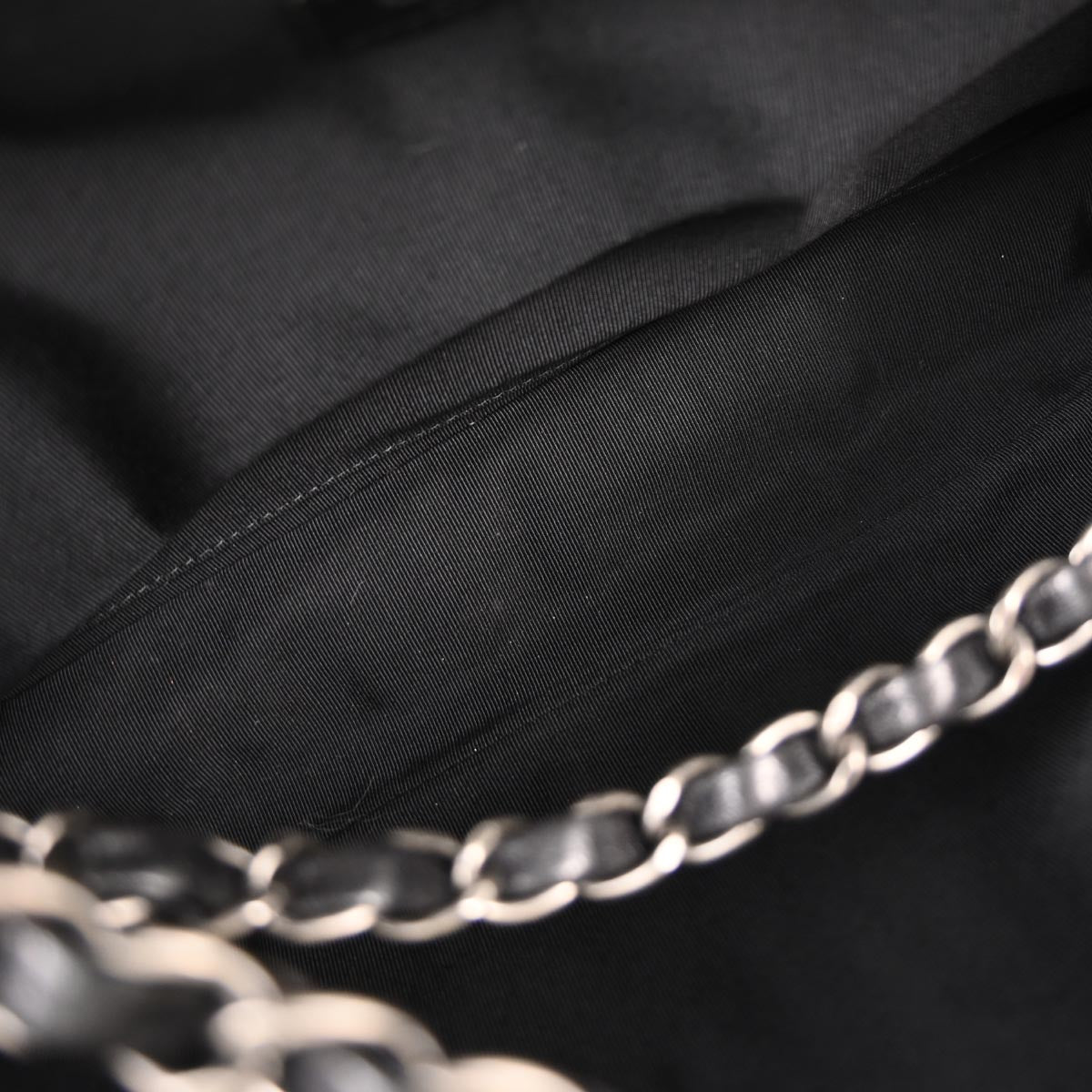 Chanel 2014 Black Lambskin Paris Dallas Stars and Stripes Flap Bag Shoulder Bag