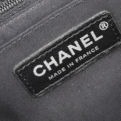 Chanel 2014 Black Lambskin Paris Dallas Stars and Stripes Flap Bag Shoulder Bag