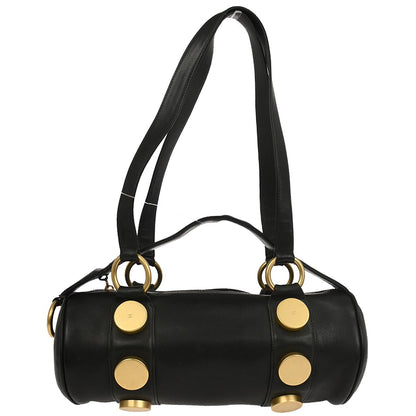 Chanel Black Calfskin Shoulder Bag