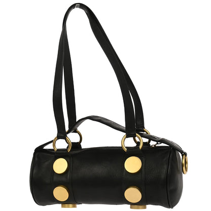 Chanel Black Calfskin Shoulder Bag