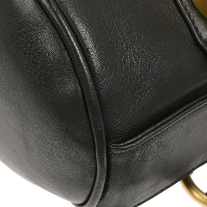 Chanel Black Calfskin Shoulder Bag