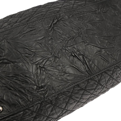 Chanel 2009-2010 Black Calfskin Coco Rider Bowling Bag Handbag