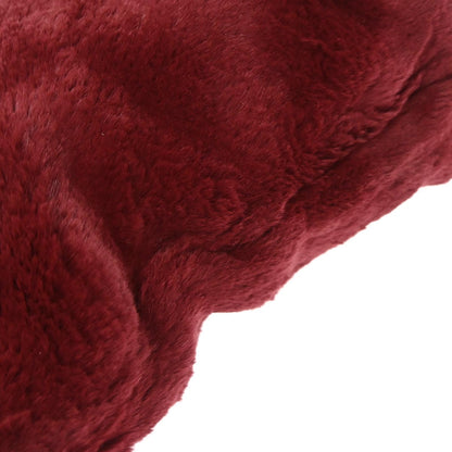 Chanel * 2000-2002 Bordeaux Lapin Fur Tote Shoulder Bag