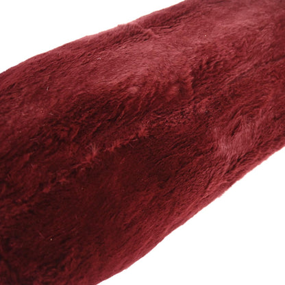 Chanel * 2000-2002 Bordeaux Lapin Fur Tote Shoulder Bag