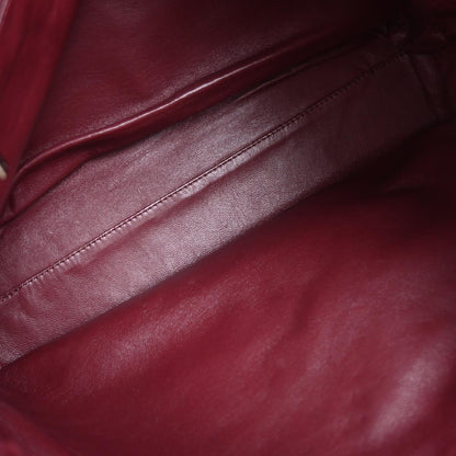 Chanel * 2000-2002 Bordeaux Lapin Fur Tote Shoulder Bag