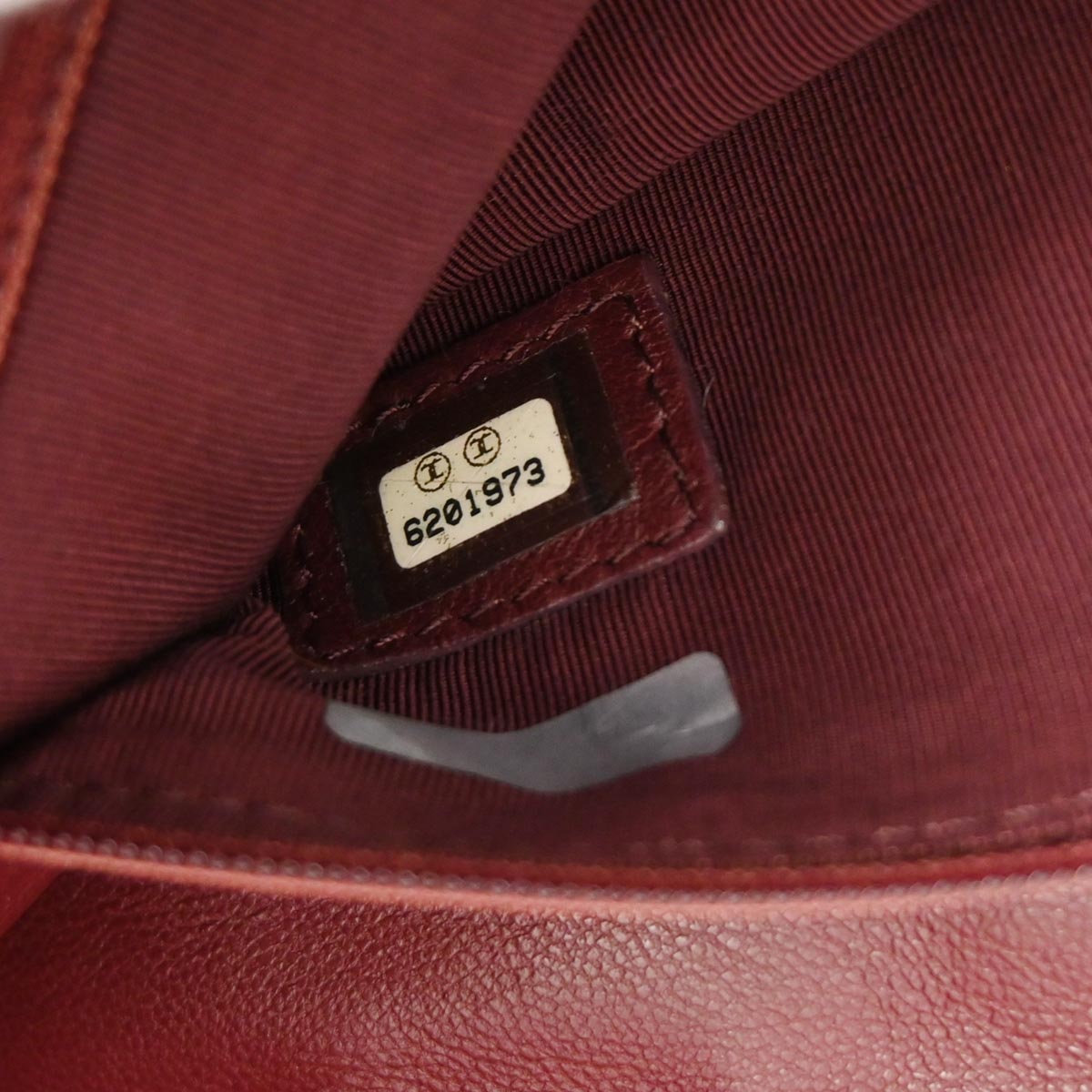 Chanel * 2000-2002 Bordeaux Lapin Fur Tote Shoulder Bag