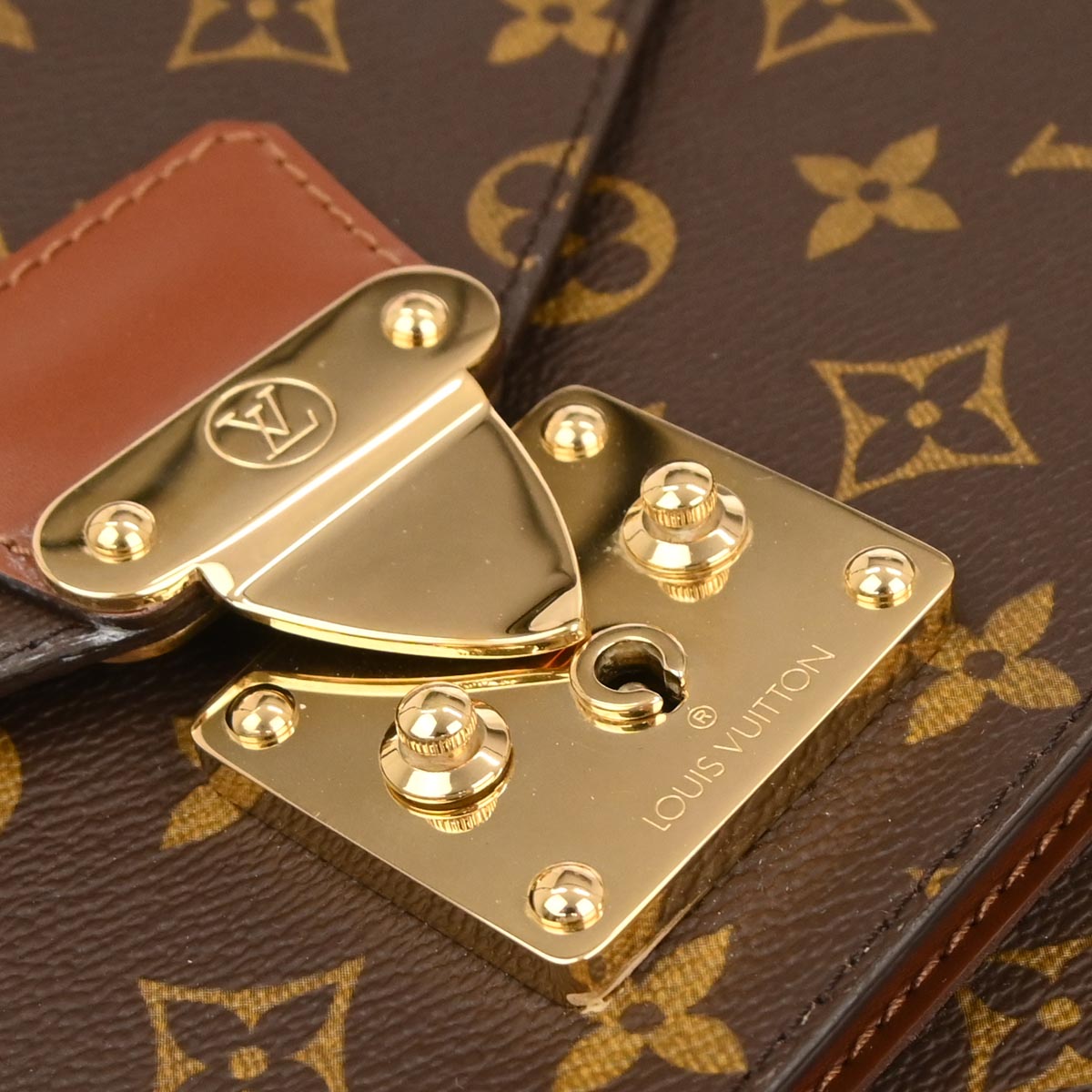 Louis Vuitton 1997 Monogram Monceau 28 2way Business Shoulder Handbag M51185