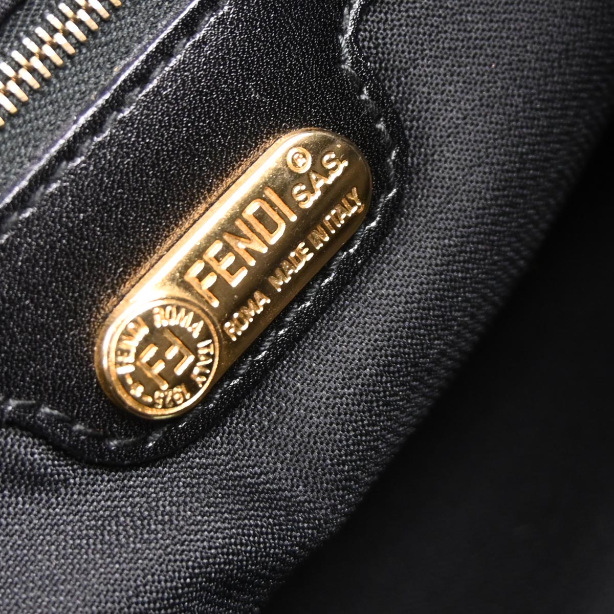 Fendi Black Nylon Handbag