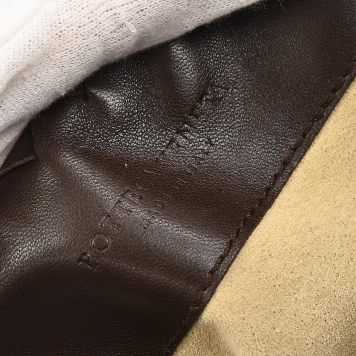 Bottega Veneta Brown Lambskin Intrecciato Handbag