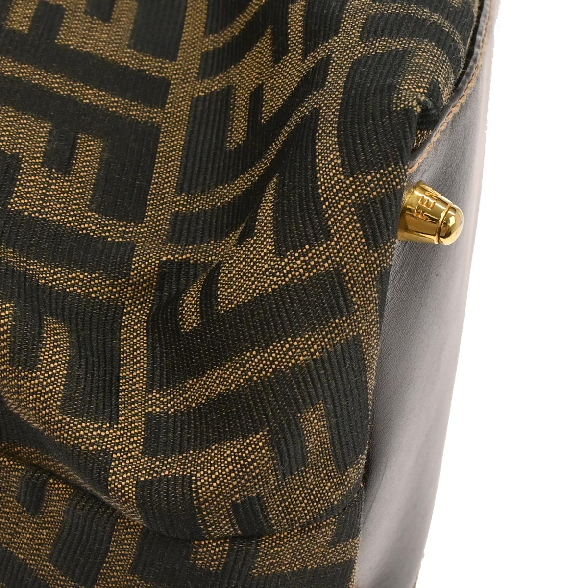 Fendi Brown Zucca 2way Shoulder Handbag