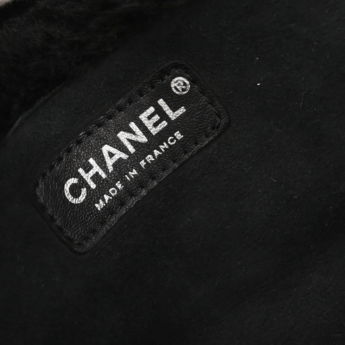 Chanel Black Mouton Mademoiselle Lock Handbag