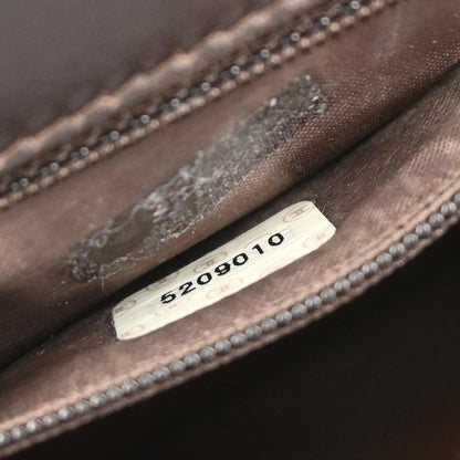 Chanel Brown Silk Rope Shoulder Bag