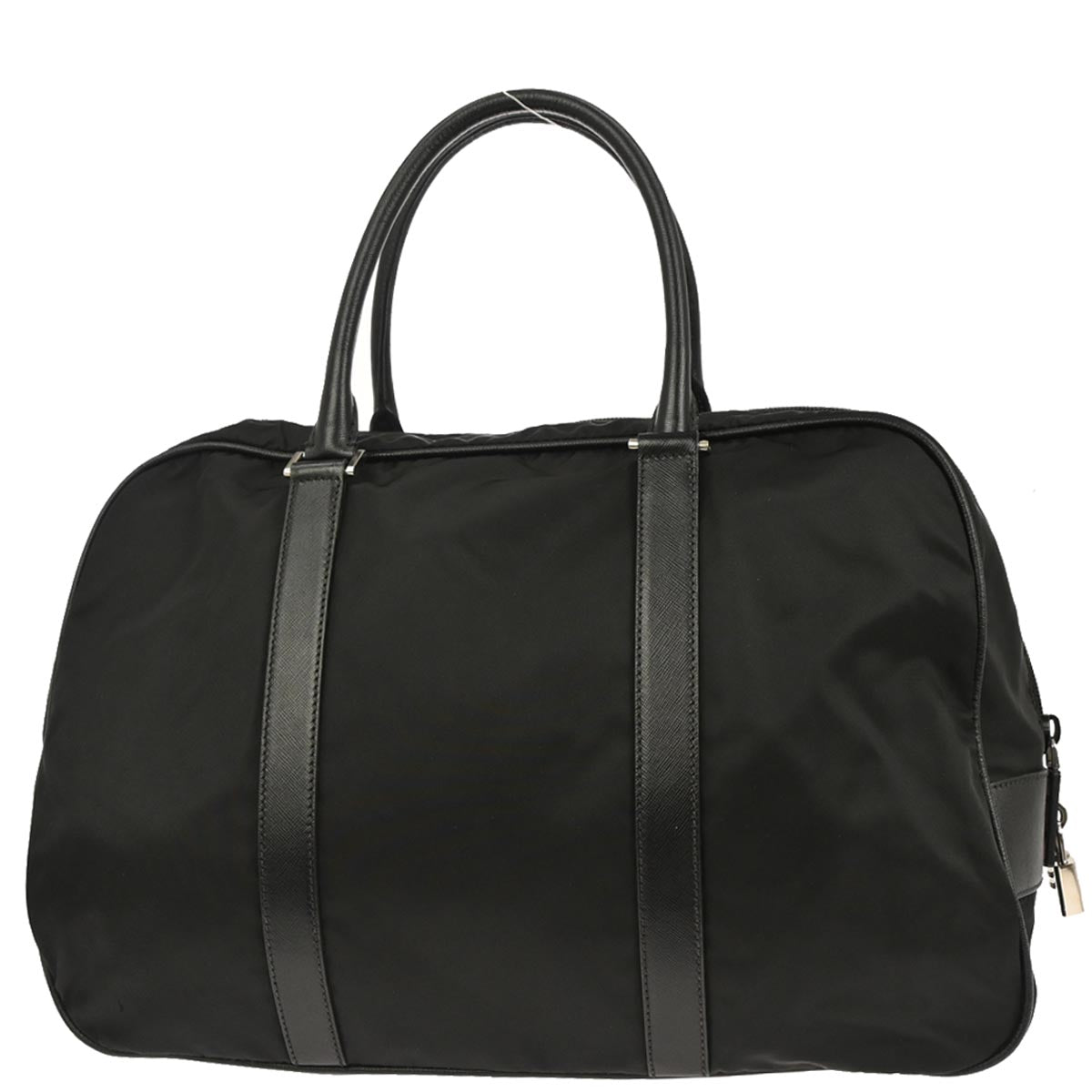 Prada Black Nylon Travel Handbag