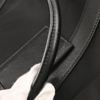 Prada Black Nylon Travel Handbag