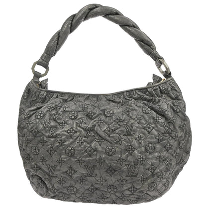 Louis Vuitton 2007 Gray Monogram Olympe Nimbus PM Hobo Handbag M95476