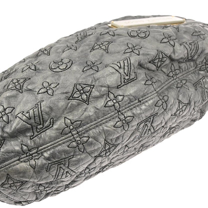 Louis Vuitton 2007 Gray Monogram Olympe Nimbus PM Hobo Handbag M95476