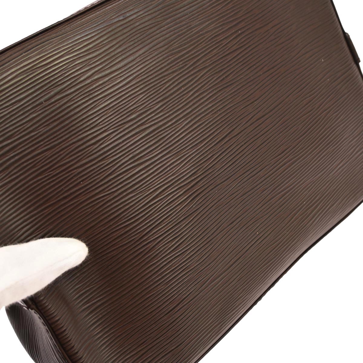 Louis Vuitton 2002 Dark Brown Epi Petite Noe Shoulder Bag M5901D