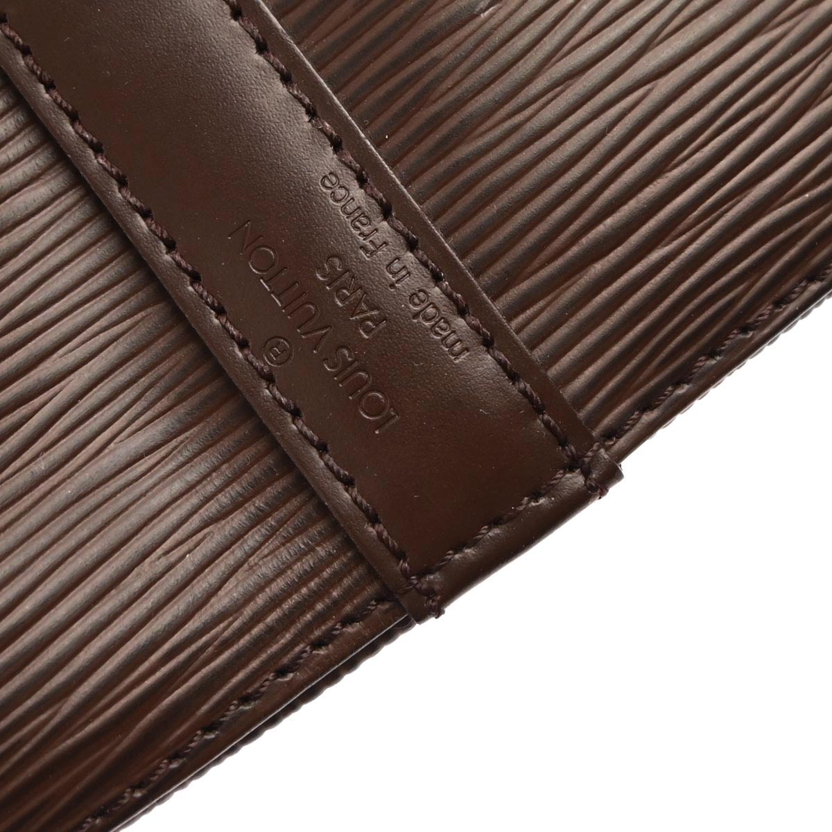 Louis Vuitton 2002 Dark Brown Epi Petite Noe Shoulder Bag M5901D