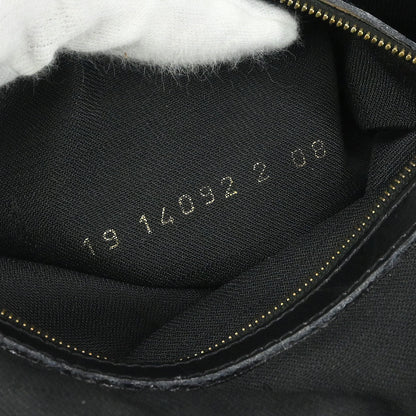 Fendi Brown Black Pequin 2way Shoulder Handbag