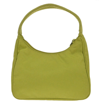 Prada Light Green Nylon Handbag