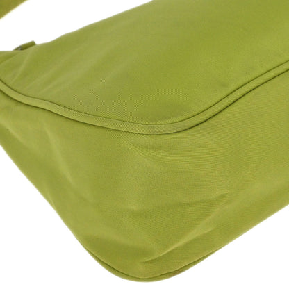 Prada Light Green Nylon Handbag