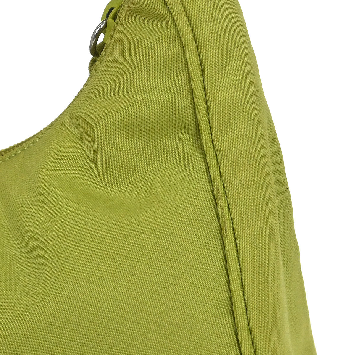 Prada Light Green Nylon Handbag