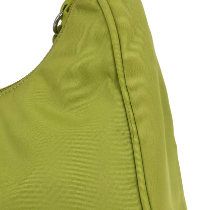 Prada Light Green Nylon Handbag