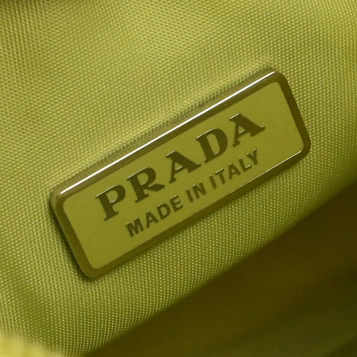 Prada Light Green Nylon Handbag