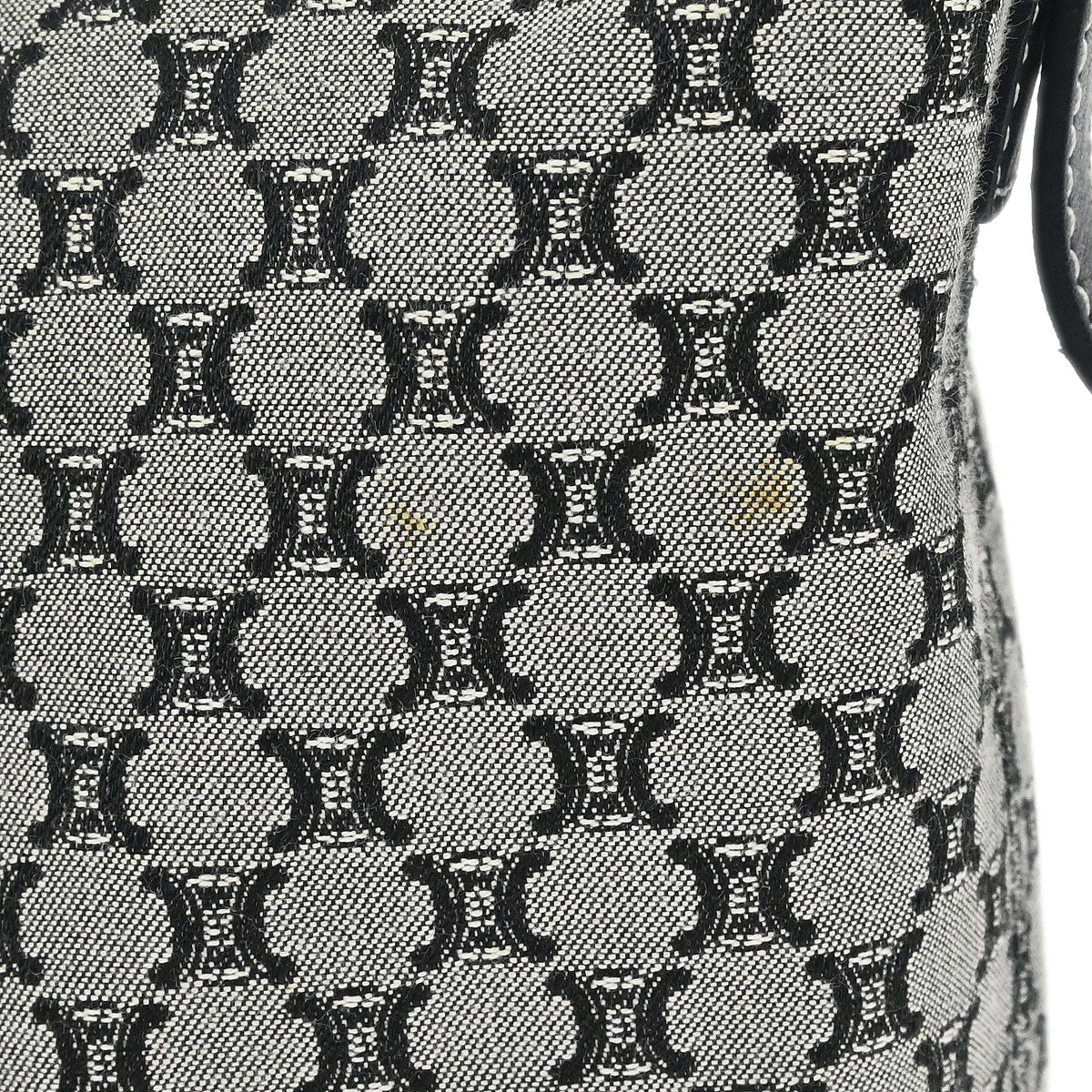 Celine Black Macadam Handbag