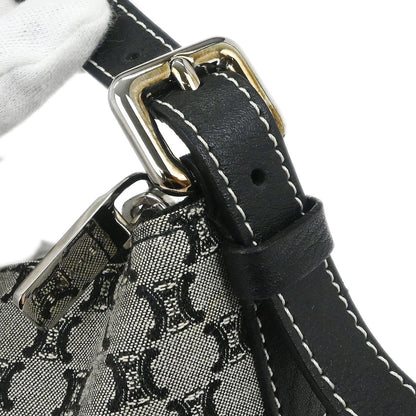 Celine Black Macadam Handbag