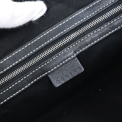 Celine Black Macadam Handbag