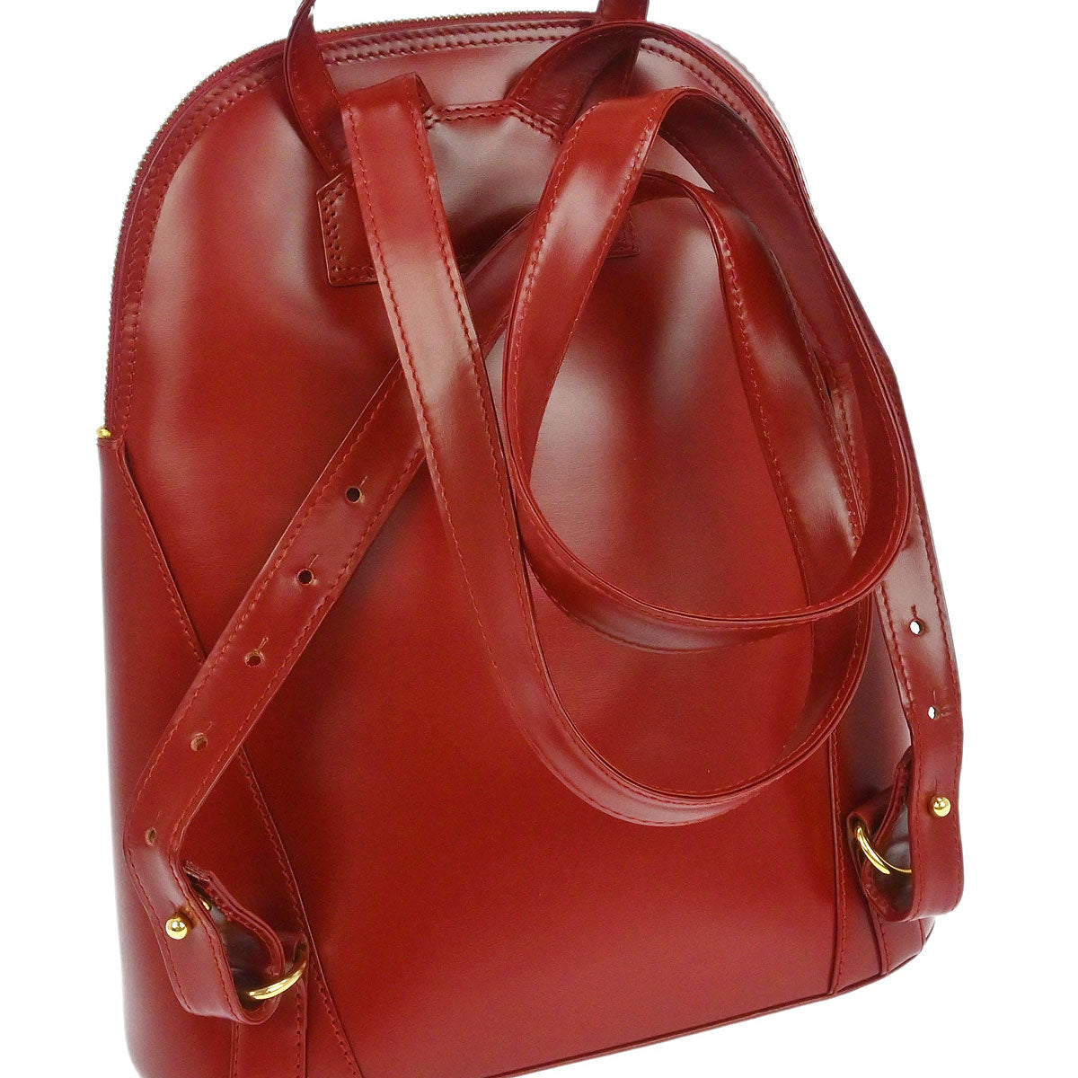 Yves Saint Laurent Red Backpack