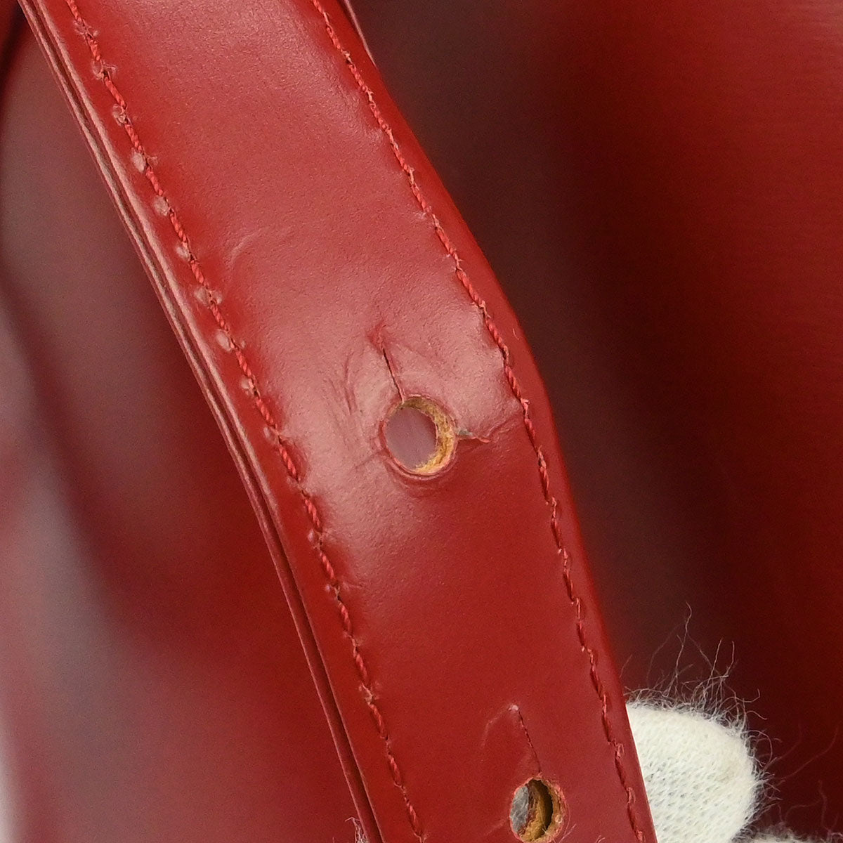 Yves Saint Laurent Red Backpack