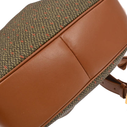 Yves Saint Laurent Brown PVC Bucket Drawstring Shoulder Bag