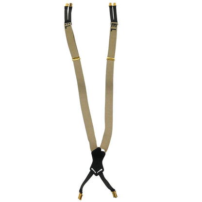 Chanel Suspenders Beige Small Good
