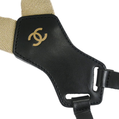 Chanel Suspenders Beige Small Good