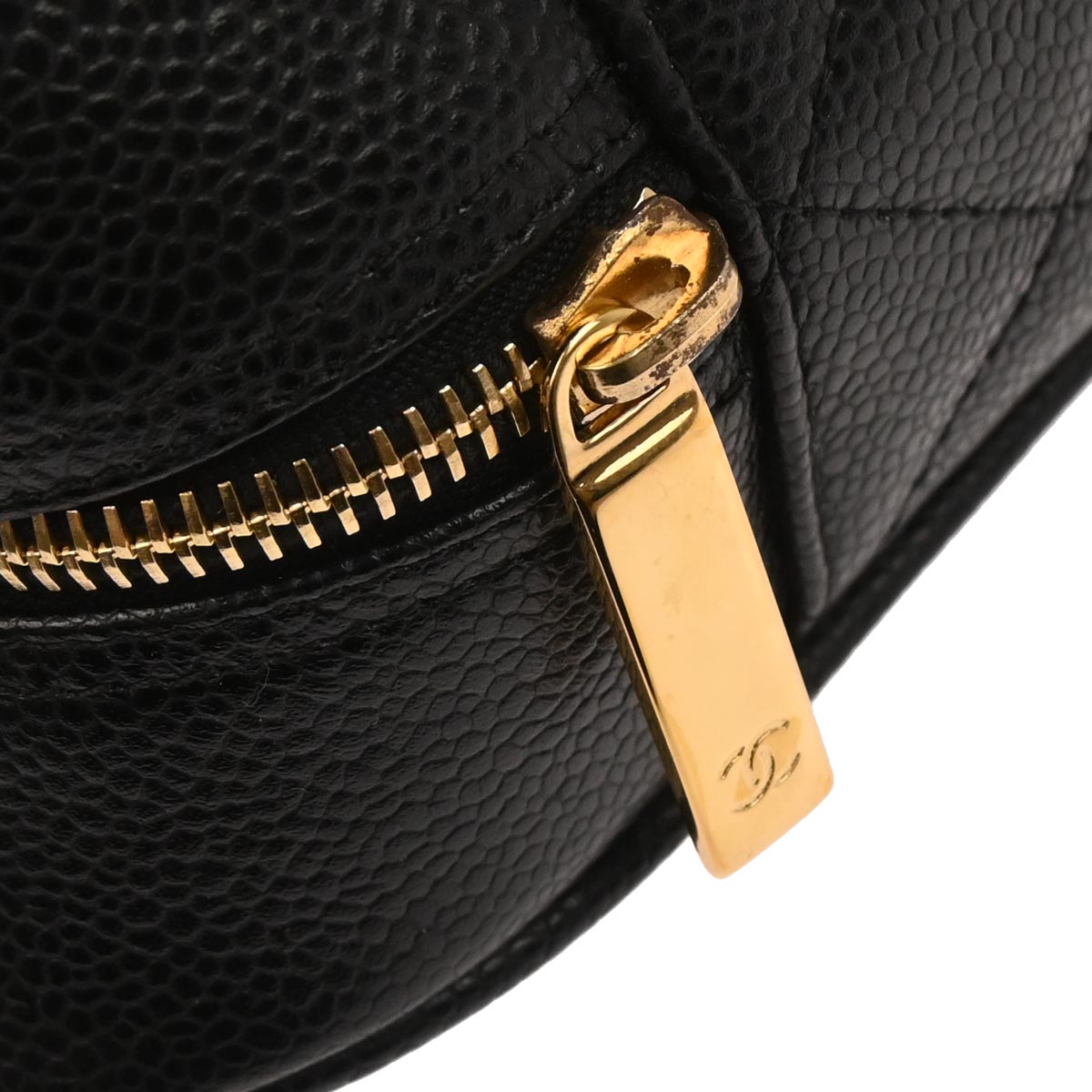 Chanel 2003-2004 Black Caviar Skin Bowling Bag 27