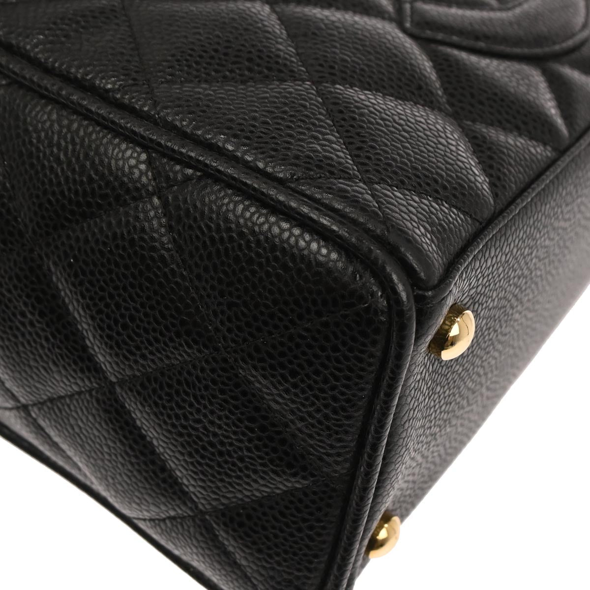 Chanel 2003-2004 Black Caviar Skin Bowling Bag 27